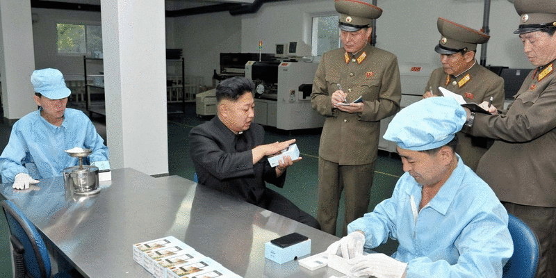 Единственный телефон, который  возможно купить в Северной Корее – это одобренный правительством 