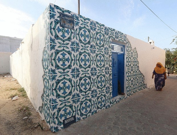 Тунисский уличный арт проект Djerbahood на острове Джерба