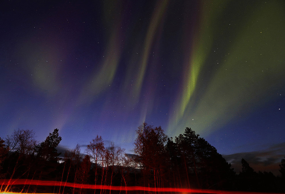  Северное сияние в Норвегии —  удивительные работы   фотографа  Yannis Behrakis 