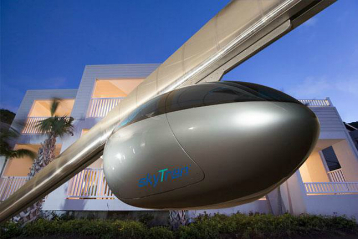 В Израиле готовятся испытания первого в мире воздушного такси SkyTran