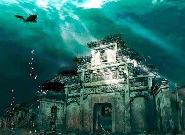 Потерянный город Ши Чен обнаружен под водой в Китае