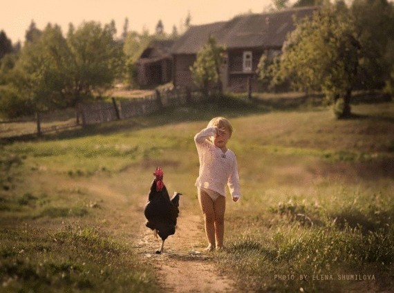 Невероятный по красоте репортаж Елены Шумиловой о жизни в деревне 
