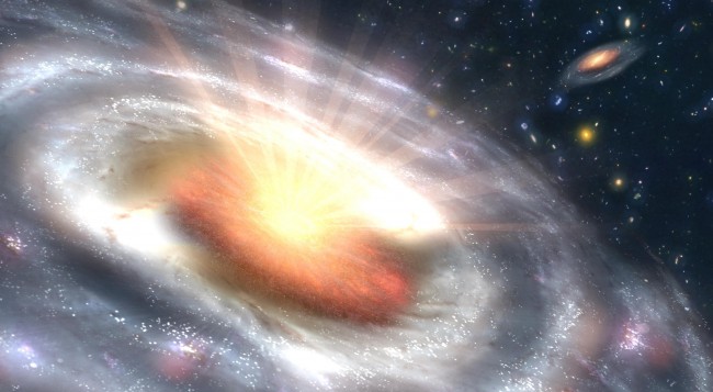 Может ли Млечный Путь стать квазаром